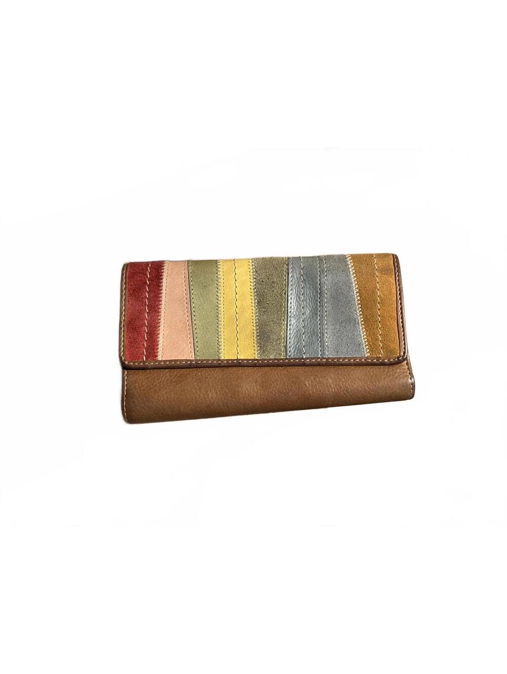 Fossil Multicolor Striped Women's Wallet